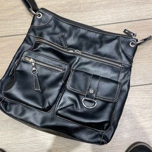 Black crossbody black bag by Franco Sarto